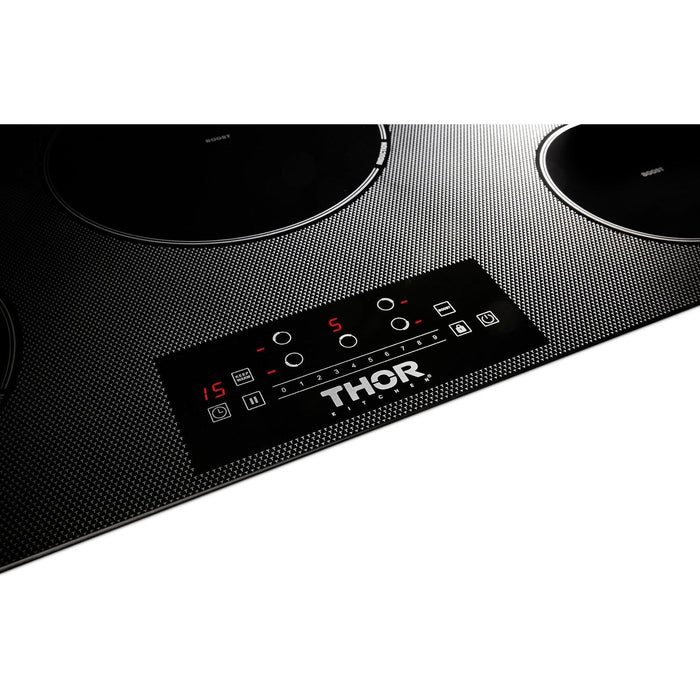 Thor Kitchen 36 Inch Built-In Induction Cooktop with 5 Elements TIH36