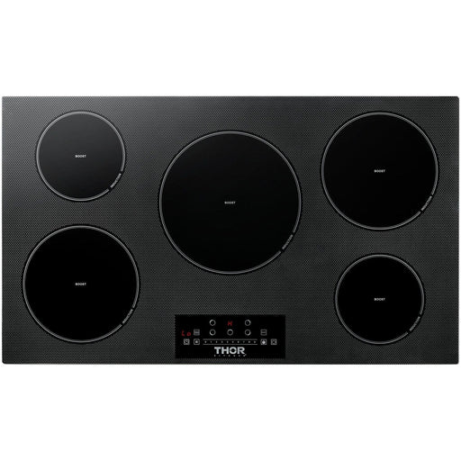 Thor Kitchen Cooktops Thor Kitchen 36 Inch Built-In Induction Cooktop with 5 Elements TIH36