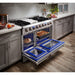 Thor Kitchen 48 in. 6.7 Cu. Ft. Professional Natural Gas Range in Stainless Steel HRG4808U