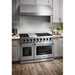 Thor Kitchen Ranges Thor Kitchen 48 in. 6.8 Cu. Ft. Double Oven Natural Gas Range in Stainless Steel LRG4807U