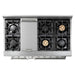 Thor Kitchen 48 In. Gas Burner, Electric Oven Range, Range Hood, Microwave Drawer  Appliance Package