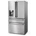 Thor Kitchen 48 in. Gas Range, Range Hood, Dishwasher, Refrigerator with Water and Ice Dispenser Appliance Package