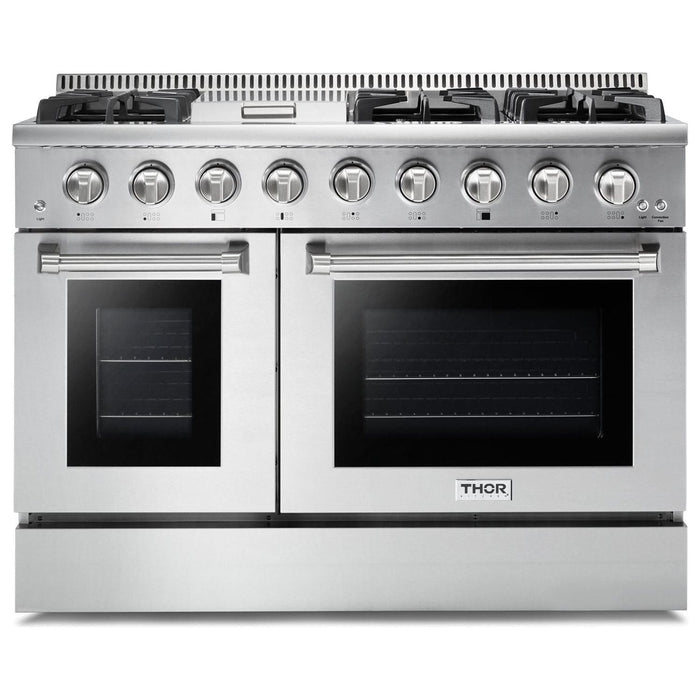 Thor Kitchen 48 In. Gas Range, Refrigerator, Dishwasher Appliance Package