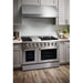 Thor Kitchen 48 in. Propane Gas Burner/Electric Oven 6.7 Cu. Ft. Range in Stainless Steel HRD4803ULP