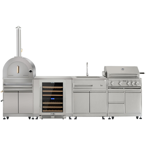 Thor Kitchen Outdoor Kitchen Islands Thor Kitchen with Propane Gas Grill and Wine Cooler Outdoor Kitchen Package