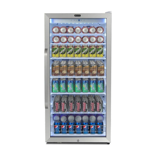 Whynter Refrigerators Whynter Stainless Steel Commercial Beverage Merchandiser with Superlit Door and Lock