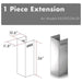 ZLINE Range Hood Accessories ZLINE 1 Piece Chimney Extension for 10ft. Ceilings (1PCEXT-KE/KECOM-30)