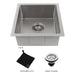 ZLINE 15 in. Boreal Undermount Single Bowl Bar Kitchen Sink in Stainless Steel, SUS-15