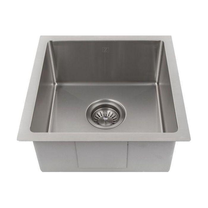 ZLINE 15 in. Boreal Undermount Single Bowl Bar Kitchen Sink in Stainless Steel, SUS-15