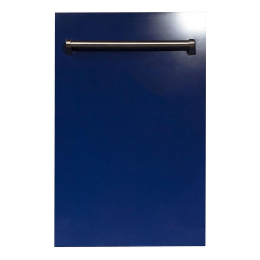 ZLINE Dishwashers ZLINE 18 in. Top Control Dishwasher In Blue Gloss Stainless Steel DW-BG-18