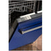 ZLINE Dishwashers ZLINE 18 in. Top Control Dishwasher In Blue Matte Stainless Steel DW-BM-18