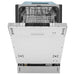 ZLINE Dishwashers ZLINE 18 in. Top Control Dishwasher In Custom Panel Ready with Stainless Steel Tub DW7714-18