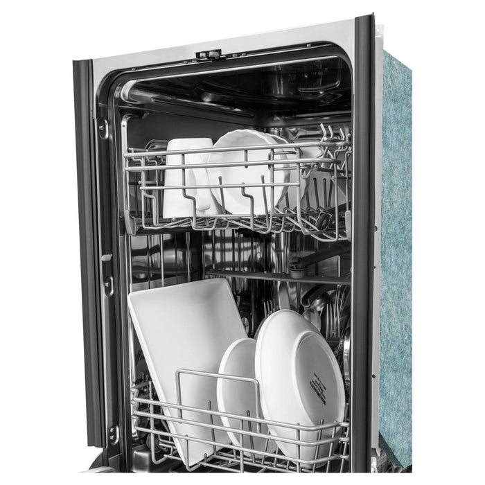 ZLINE 18 in. Top Control Dishwasher In DuraSnow Stainless Steel with Stainless Steel Tub DW-SN-18