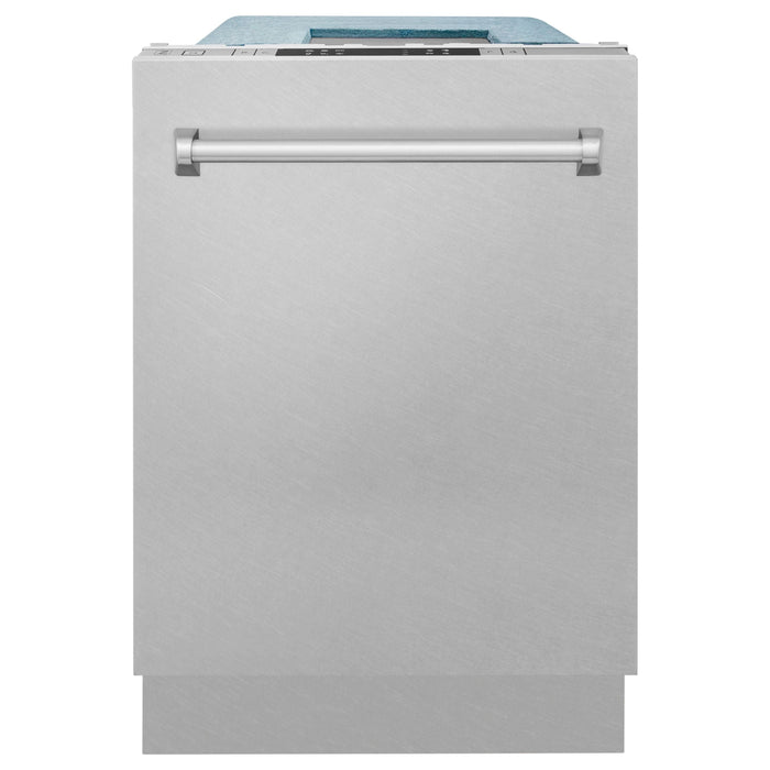 ZLINE Dishwashers ZLINE 18 in. Top Control Dishwasher In DuraSnow Stainless Steel with Stainless Steel Tub DW-SN-18