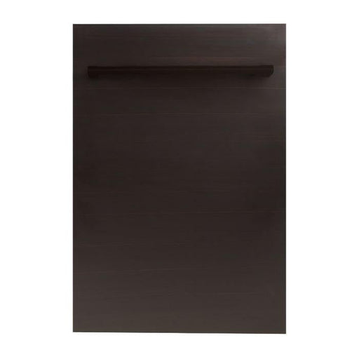 ZLINE Dishwashers ZLINE 18 in. Top Control Dishwasher In Oil-Rubbed Bronze with Stainless Steel Tub and Traditional Style Handle DW-ORB-H-18