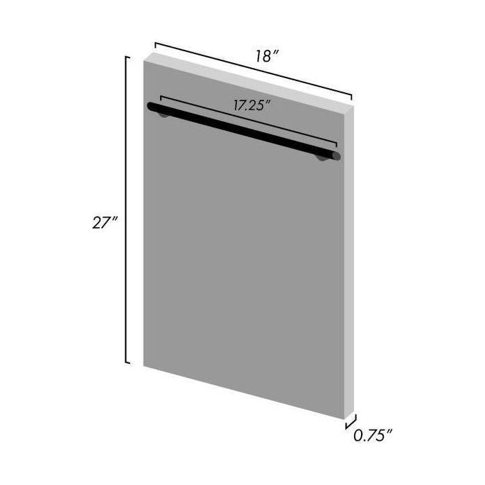 ZLINE 18 in. Top Control Dishwasher In Oil-Rubbed Bronze with Stainless Steel Tub DW-ORB-18