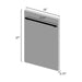 ZLINE Dishwashers ZLINE 18 in. Top Control Dishwasher in White Matte Stainless Steel DW-WM-18