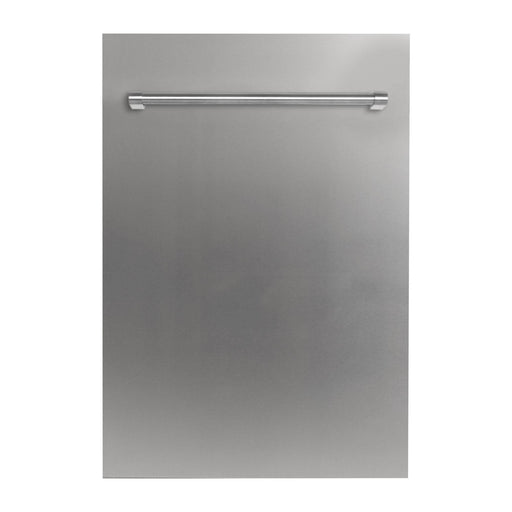 ZLINE Dishwashers ZLINE 18 in. Top Control Dishwasher with Traditional Handle in Stainless Steel DW-304-H-18