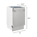 ZLINE Dishwashers ZLINE 18 in. Top Control Tall Dishwasher In Blue Gloss with 3rd Rack DWV-BG-18