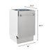 ZLINE 18 in. Top Control Tall Dishwasher In Copper with 3rd Rack DWV-C-18