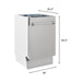ZLINE Dishwashers ZLINE 18 in. Top Control Tall Dishwasher In Hand Hammered Copper with 3rd Rack DWV-HH-18