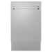 ZLINE Dishwashers ZLINE 18 in. Top Control Tall Tub Dishwasher In DuraSnow Stainless Steel and 3rd Rack DWV-SN-18