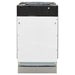 ZLINE Dishwashers ZLINE 18 in. Top Control Tall Tub Dishwasher In DuraSnow Stainless Steel and 3rd Rack DWV-SN-18