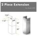 ZLINE Range Hood Accessories ZLINE 2 Piece Chimney Extension for 12ft Ceiling (2PCEXT-696)