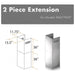 ZLINE 2 Piece Chimney Extension for 12ft Ceiling (2PCEXT-9667/9697)