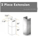 ZLINE Range Hood Accessories ZLINE 2 Piece Chimney Extension for 12ft Ceiling (2PCEXT-KN)