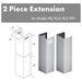 ZLINE 2 Piece Chimney Extensions for 12ft Ceiling (2PCEXT-KB/KL2/KL3-304)