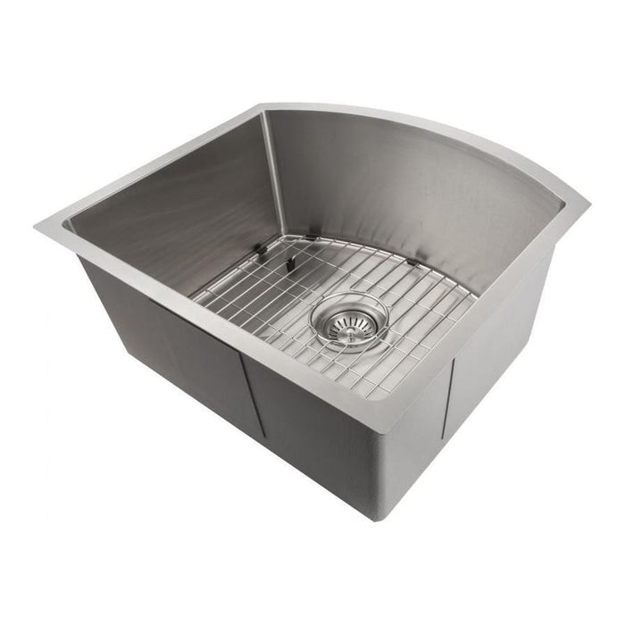 ZLINE 22 in. Telluride Undermount Single Bowl Stainless Steel Kitchen Sink with Bottom Grid, SCS-22