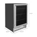 ZLINE 24" 154 Can Beverage Fridge in Stainless Steel - Monument Series, RBV-US-24