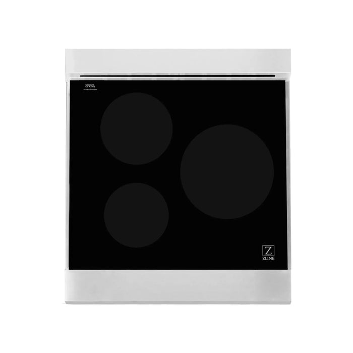 ZLINE Ranges ZLINE 24 In. 2.8 cu. ft. Induction Range with a 3 Element Stove and Electric Oven in Stainless Steel, RAIND-24