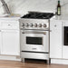 ZLINE Ranges ZLINE 24 in. Professional Dual Fuel Range with Gas Burner and Electric Oven In Stainless Steel RA24