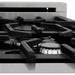 ZLINE 24 in. Professional Range with Gas Burner and Electric Oven In DuraSnow with Red Matte Door RAS-RM-24