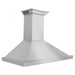 ZLINE 24 in. Stainless Steel Wall Range Hood with Built-in CrownSound Bluetooth Speakers KBCRN-BT-24