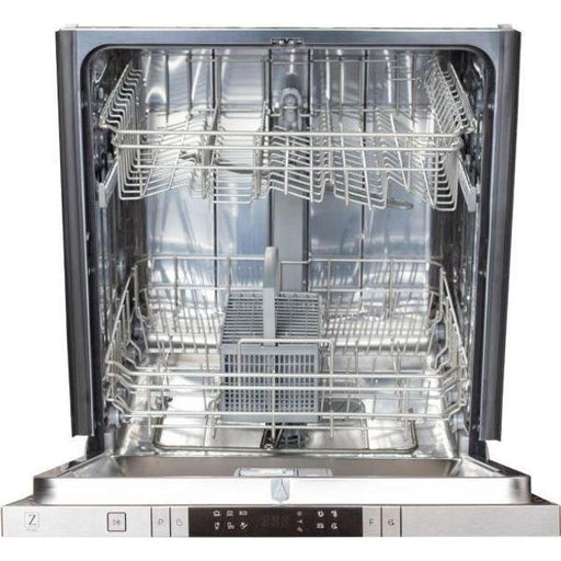 ZLINE Dishwashers ZLINE 24 in. Top Control Dishwasher In Blue Gloss and Modern Handle DW-BG-H-24