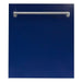 ZLINE 24 in. Top Control Dishwasher In Blue Gloss with Stainless Steel Tub DW-BG-24