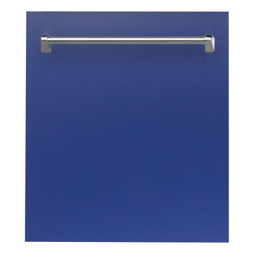 ZLINE Dishwashers ZLINE 24 in. Top Control Dishwasher In Blue Matte with Stainless Steel Tub DW-BM-24