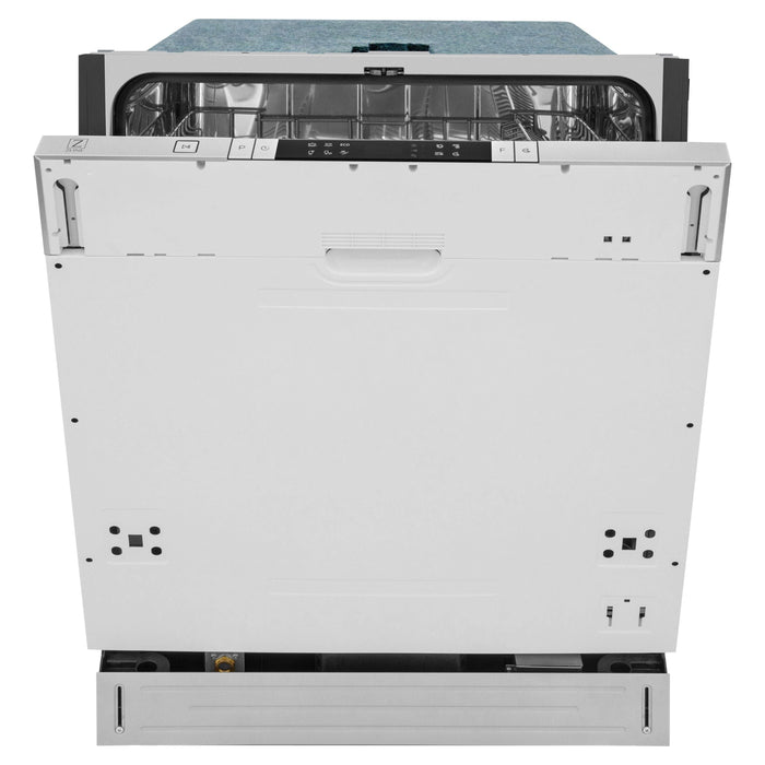 ZLINE 24 in. Top Control Dishwasher in Custom Panel Ready with Stainless Steel Tub DW7713-24