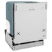 ZLINE Dishwashers ZLINE 24 in. Top Control Dishwasher in Custom Panel Ready with Stainless Steel Tub DW7713-24