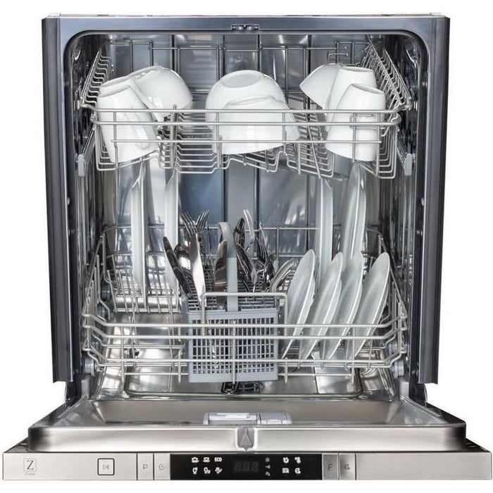 ZLINE 24 in. Top Control Dishwasher in DuraSnow Finished Stainless Steel with Stainless Steel Tub DW-SN-24