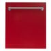 ZLINE Dishwashers ZLINE 24 in. Top Control Dishwasher In Red Gloss with Stainless Steel Tub DW-RG-24