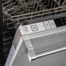 ZLINE 24 in. Top Control Dishwasher in Stainless Steel and Traditional Style Handle DW-304-H-24