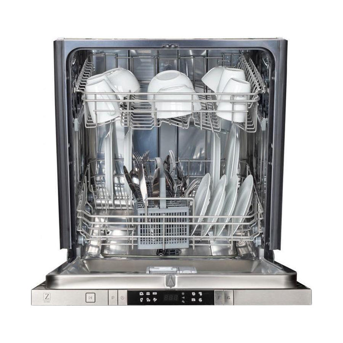 ZLINE Dishwashers ZLINE 24 in. Top Control Dishwasher in White Matte with Stainless Steel Tub DW-WM-24