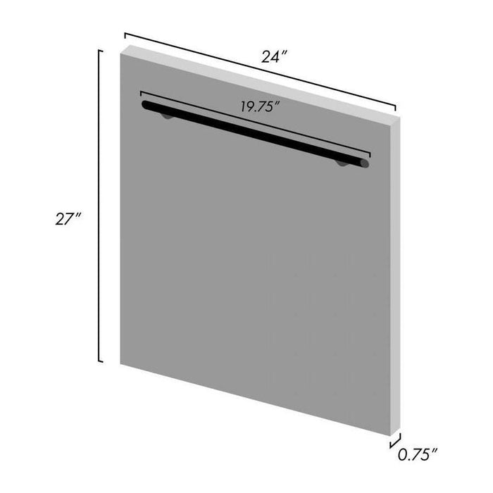 ZLINE Dishwashers ZLINE 24 in. Top Control Dishwasher in White Matte with Stainless Steel Tub DW-WM-24