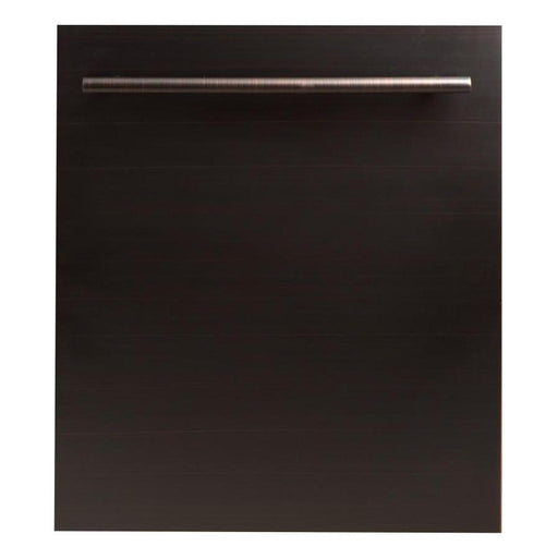 ZLINE 24 in. Top Control Dishwasher Oil-Rubbed Bronze with Stainless Steel Tub DW-ORB-24