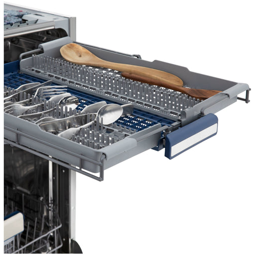 ZLINE Dishwashers ZLINE 24 in. Top Control Tall Dishwasher In Blue Matte with 3rd Rack DWV-BM-24