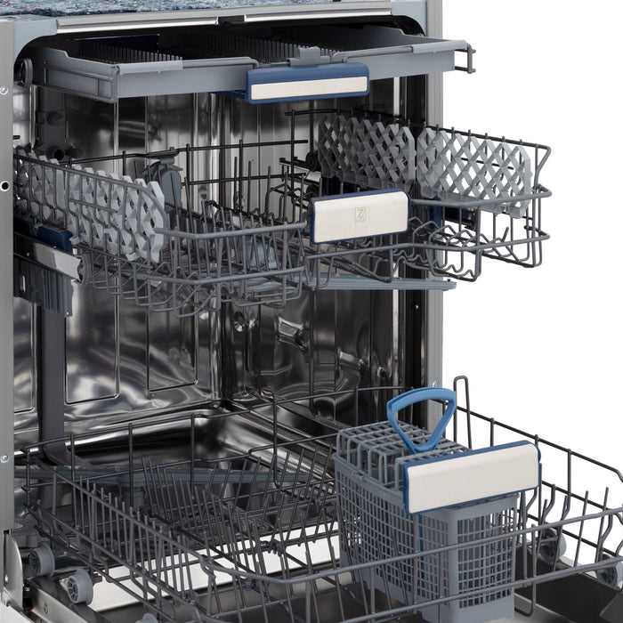 ZLINE 24 in. Top Control Tall Dishwasher In Copper with 3rd Rack DWV-C-24